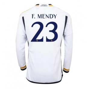 Real Madrid Ferland Mendy #23 Koszulka Podstawowych 2023-24 Długi Rękaw